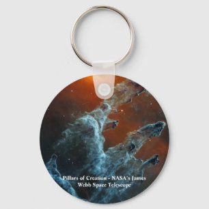 Pillars of Creation James Webb Space Telescope Keychain