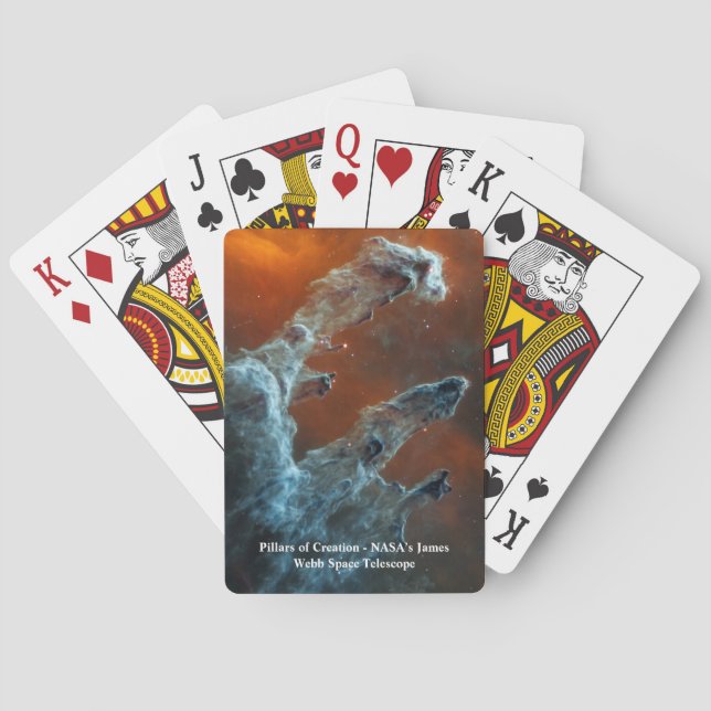 Pillars of Creation James Webb Space Telescope Playing Cards (Back)
