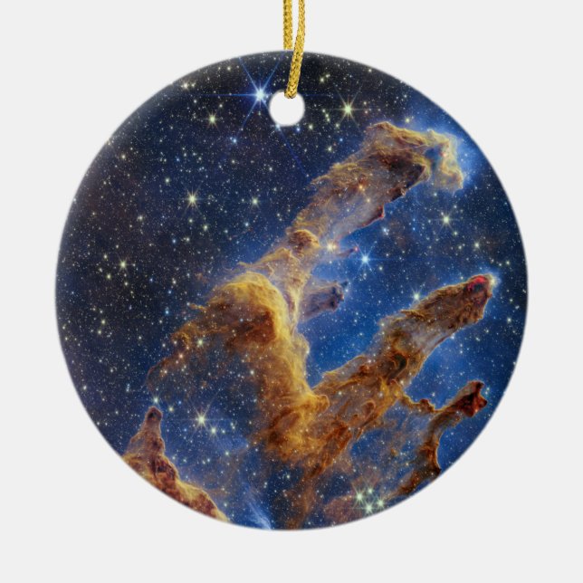 Pillars of Creation Looks Like T-Rex Ceramic Ornament (Front)
