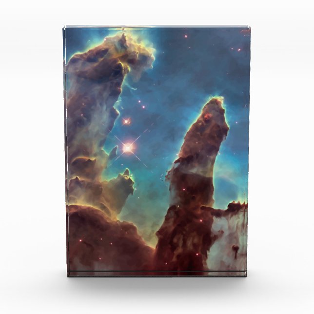 PIllars of Creation-NASA Hubble Telescope Photo Block (Front)