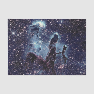 Pillars of Creation Nebula Blue Slate Tissue Paper