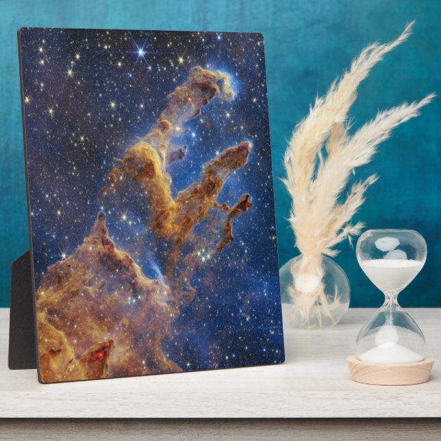 Pillars of Creation Webb space Telescope Nircam Plaque (Side)