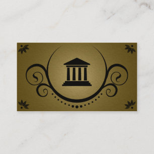 pillars of justice sophistications business card