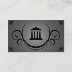 pillars of justice sophistications business card