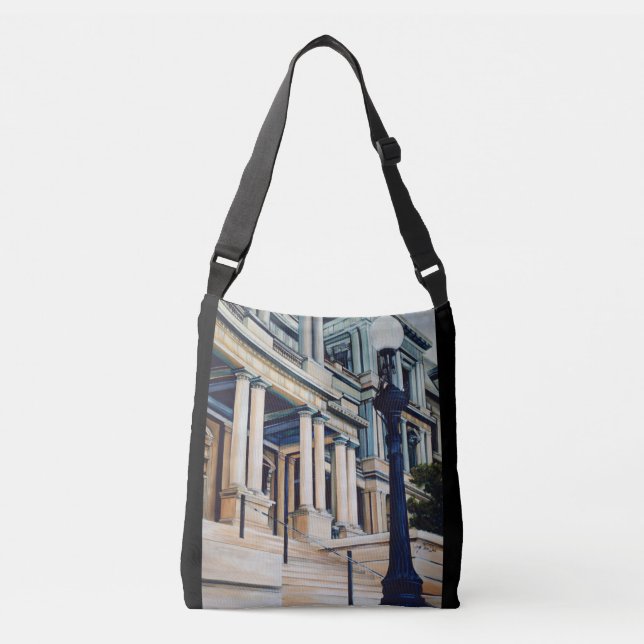 Pillars of Power, Washington DC Crossbody Bag (Front)