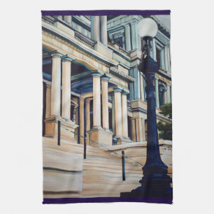 Pillars of Power, Washington, DC Kitchen Towel