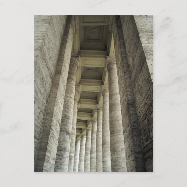 Pillars of Vatican Postcard (Front)
