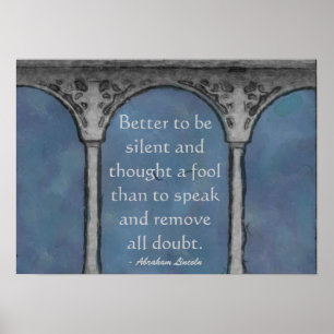 Pillars of Wisdom Poster Print