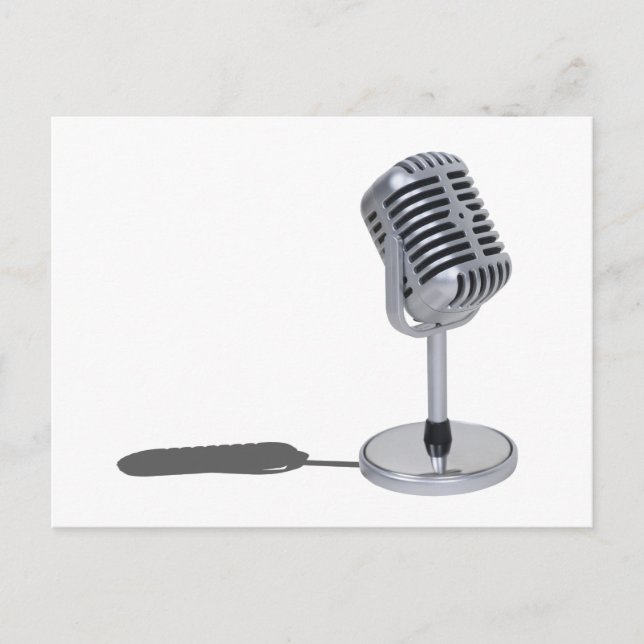 PillMicrophone042211 Postcard (Front)