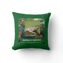 Pillow 16" x 16" Frog