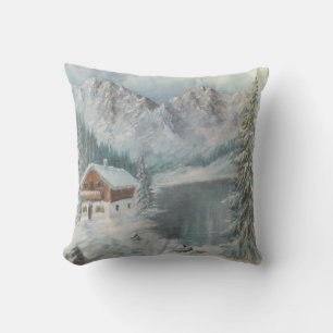 Pillow Ann Hayes Painting Bavarian Snow Dream