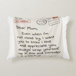 Pillow Anniversary Birthday Gift for Mom
