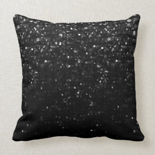 Pillow Black Crystal Bling Strass