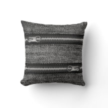 Pillow black jeans & zipper