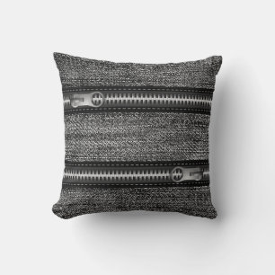 Pillow black jeans & zipper