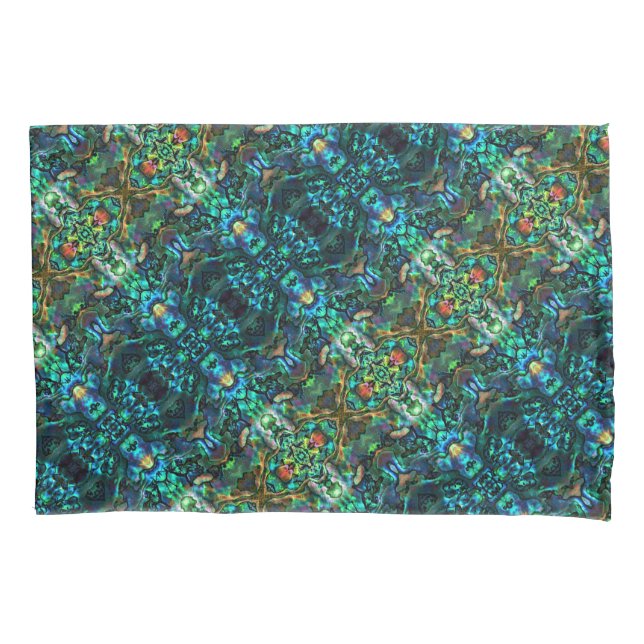 Pillow Case Abalone Abstract (Front)