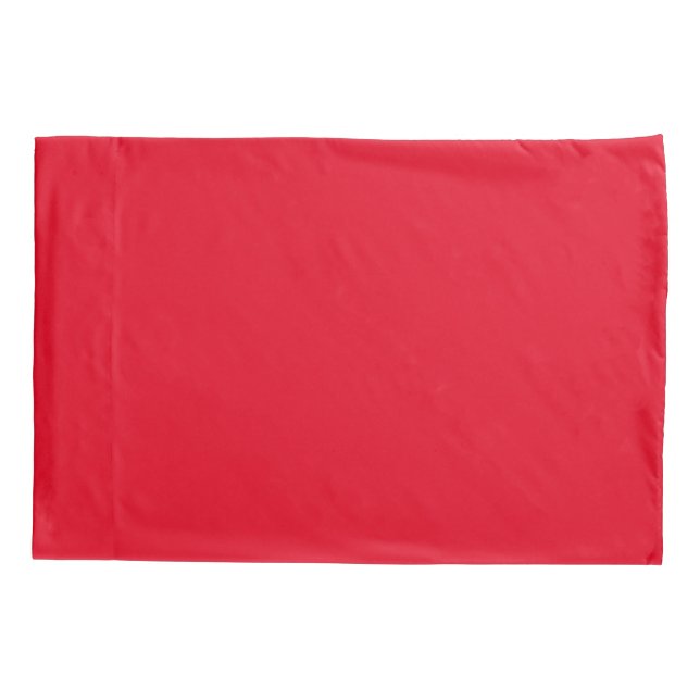 Pillow Case Black & Red Two Toned  (Back)