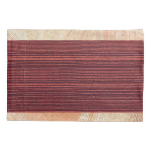 Pillow Case Orange Beige 