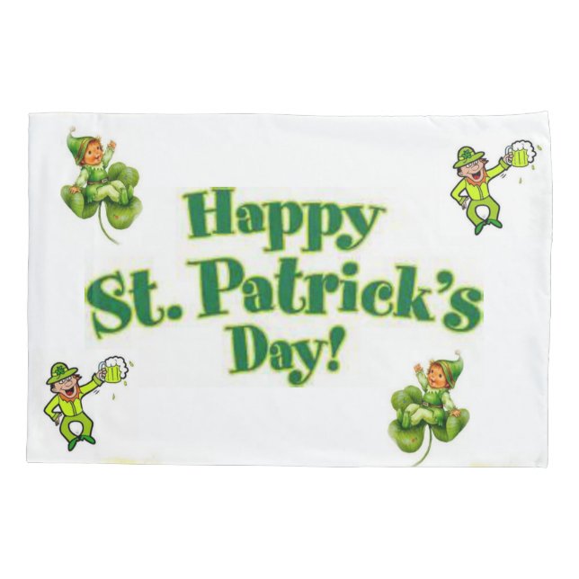 Pillow Case St. Patrick's Day (Back)