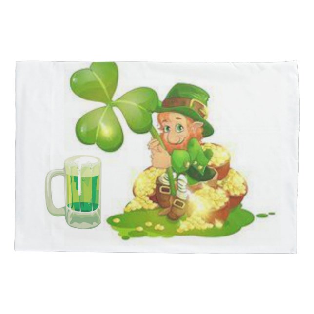 Pillow Case St. Patrick's Day (Back)