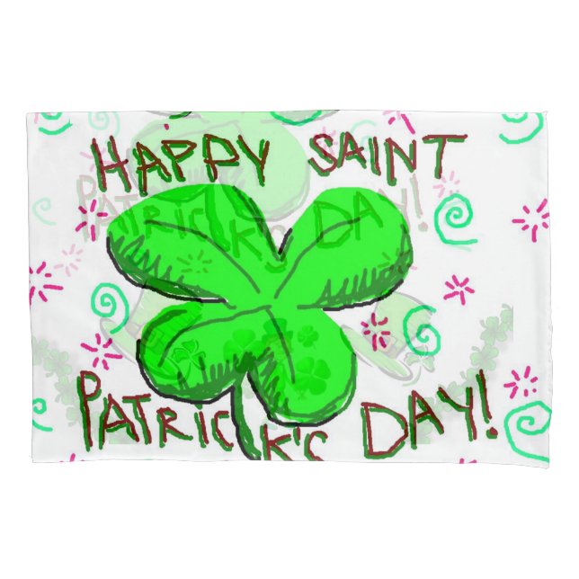Pillow Case St. Patrick's Day (Front)