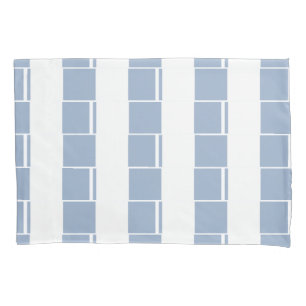 Pillow Case Stripe White and Blue