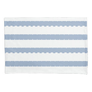 Pillow Case Stripe White and Blue