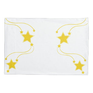 Pillow Case Yellow Stars