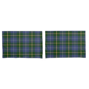 pillow cases blue Nova Scotia Tartan plaid