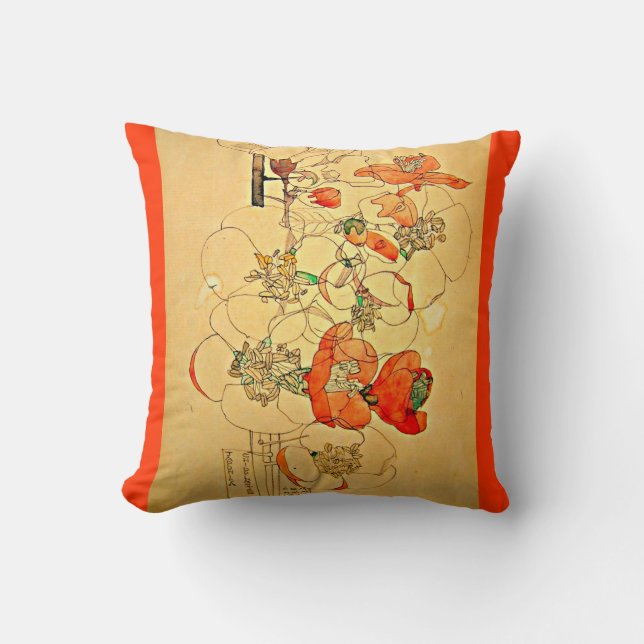 Pillow-Classic/Vintage-Charles Mackintosh 7 Throw Pillow (Front)
