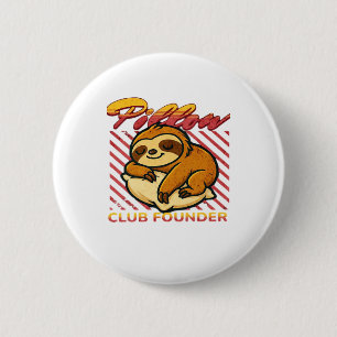 Pillow Club Founder Classic T-Shirt 2 Inch Round Button