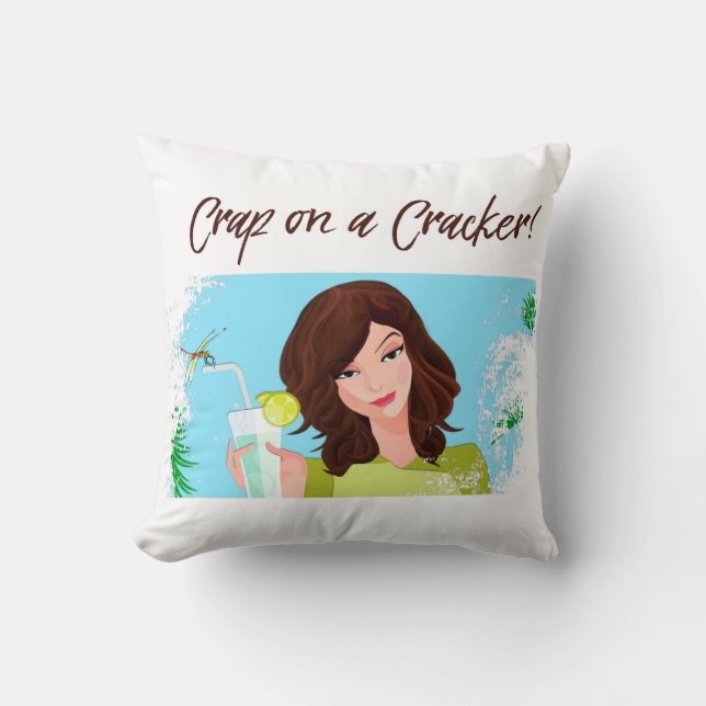 Pillow, Decorative Two-Sided Val Throw Pillow (Front)