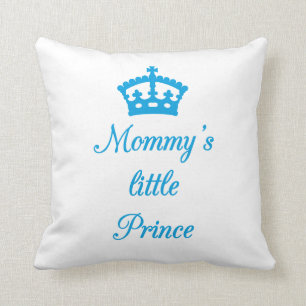 Pillow design, Mommy's little prince with crown