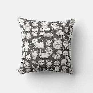 Pillow featuring 20 different adorable animals