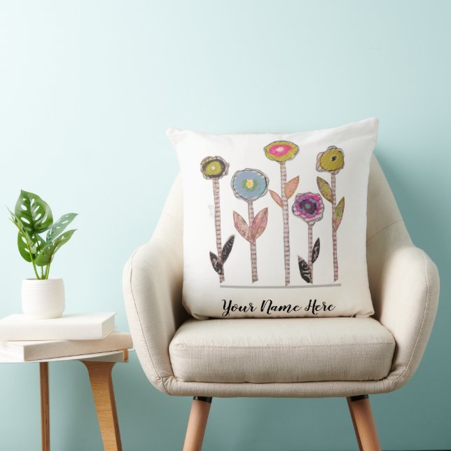 Pillow - Five Simple Flowers (Chair)