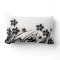 Pillow Floral Red Black White A