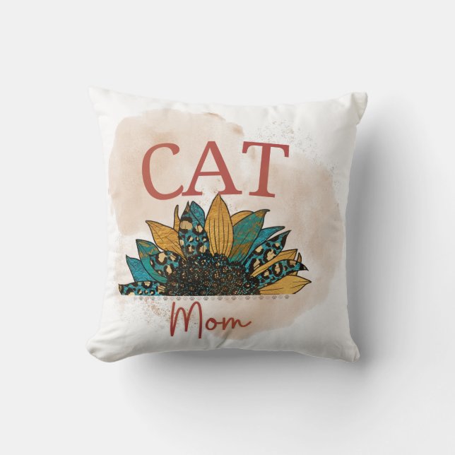 Pillow for When You’re a Cat Mom Again (Front)
