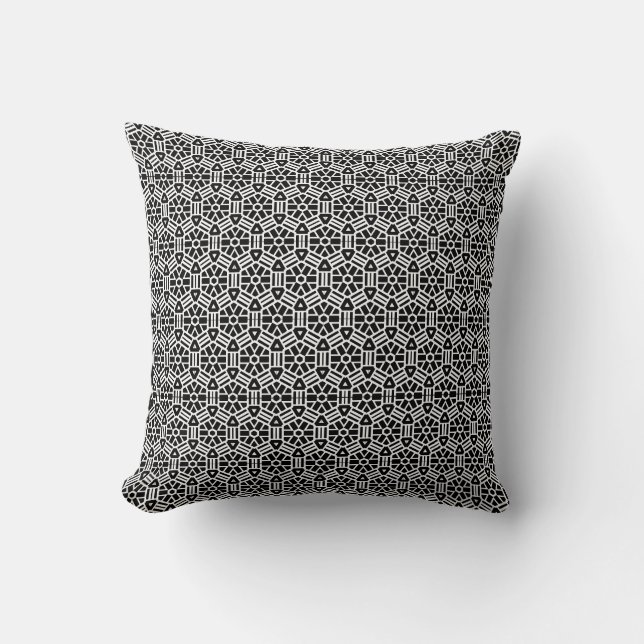 Pillow - Hexagons and Bars (reverse) (Front)