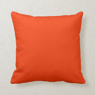 Pillow in Burnt Orange Solid Color