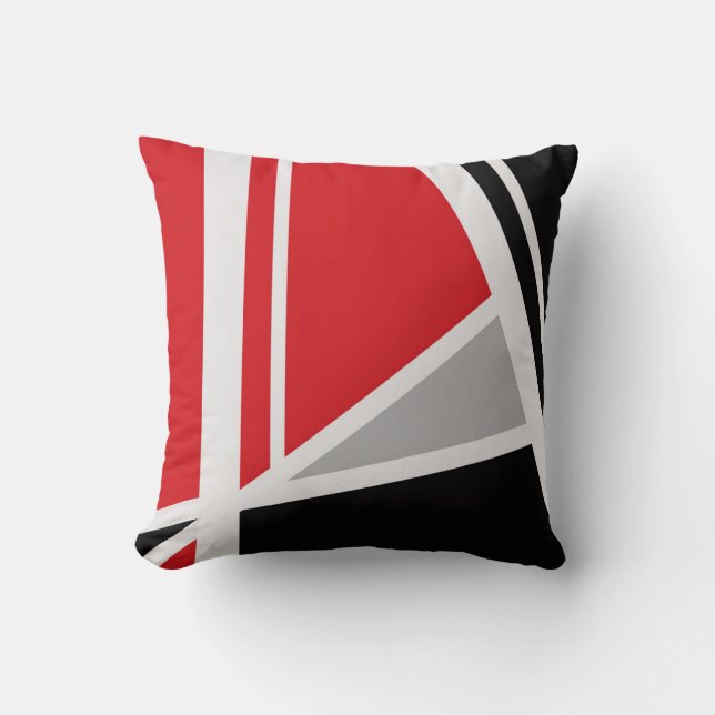 Pillow in modern geometric abstract style (Front)