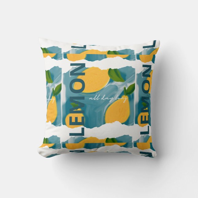 Pillow -LEMON all day long (Front)