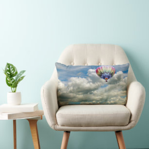 Pillow (lumbar) - Hot air balloon in clouds