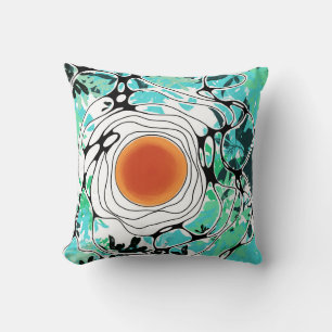 Pillow Modern Abstract Nature-Inspired 
