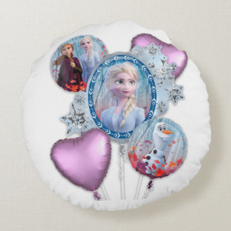 pillow of anna and elsa circular