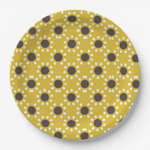 Pillow PP 52: 2 of 3 mustard yellow Paper Plate