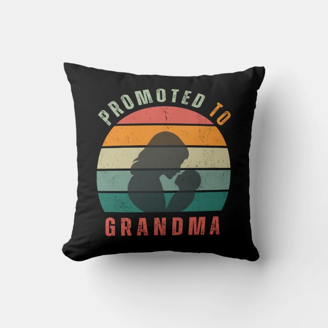 Pillow - Promoted to Grandma (Front)