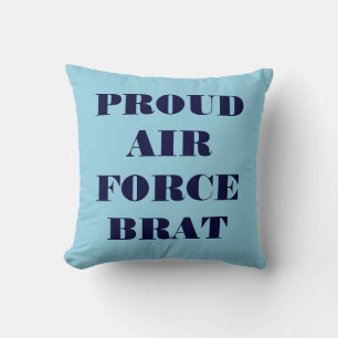 Pillow Proud Air Force Brat