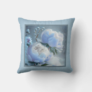 Pillow - romantic floral, peony flower, paeonia