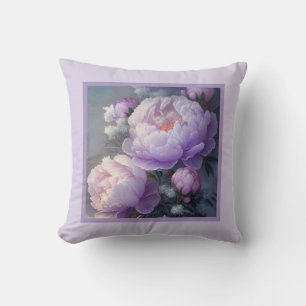 Pillow - romantic floral, peony flower, paeonia