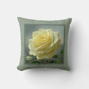 Pillow - romantic floral, rose flower, rose